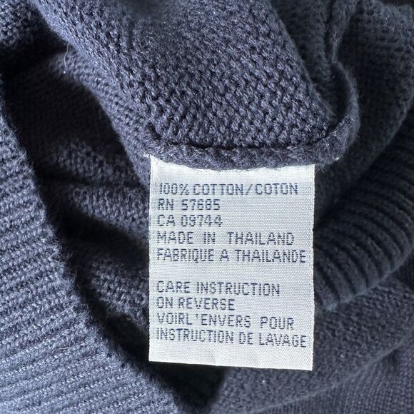 Vintage LA MODE Golf Sweater Mens L Navy Blue PGA Ryder Cup Oak Hill - Picture 9 of 12